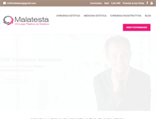 Tablet Screenshot of francescomalatesta.it